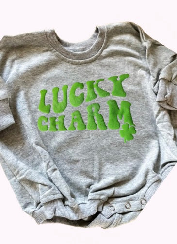 LUCKY CHARM OVERSIZED ROMPER